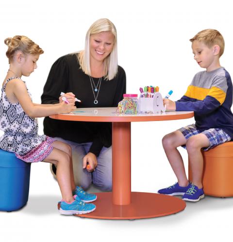 young student and teacher