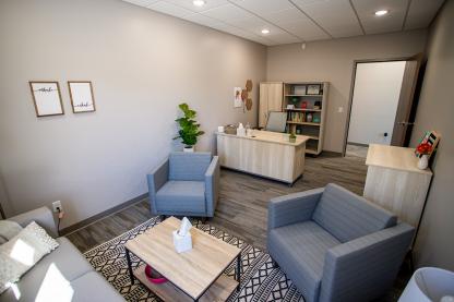 A calming room for adult counseling