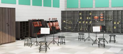 Well-designed school music room