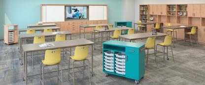 Highschool classroom setting