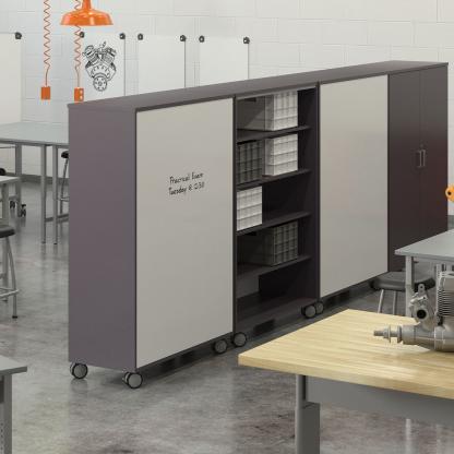 Storage for CTE classrooms.