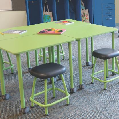 Green table group.