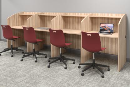 4 Carrel desk