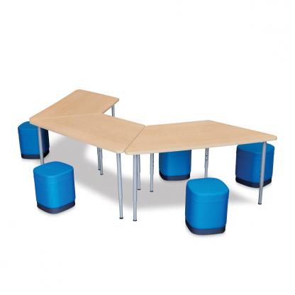 Soft Rock with post leg desk