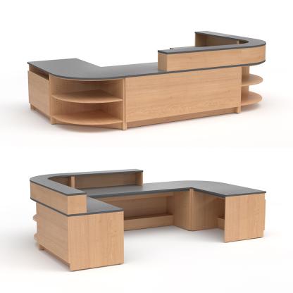 Transaction Desk System two views