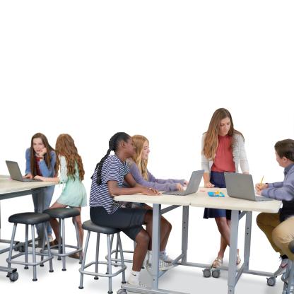 Student use Ileg desk