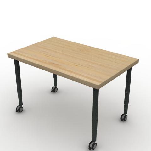 TUNR4830A32C Maple Block Worksurface Rendering