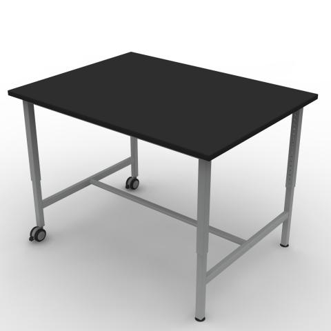 TUNR4836R42W Chem Resistant HPL Worksurface Rendering