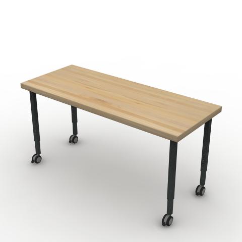 TUNR6024A32C Maple Block Worksurface Rendering