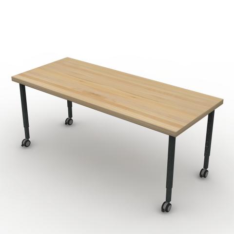 TUNR7230A32C Maple Block Worksurface Rendering