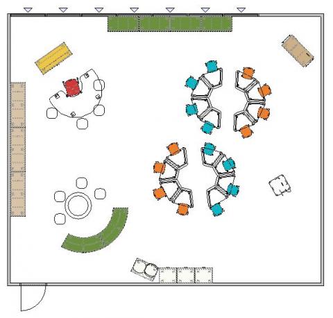 Plan view of K-2nd grade