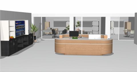 3D view of Administration plan
