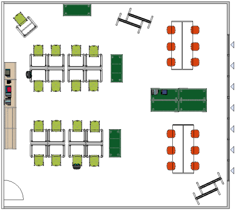 6-8 grade classroom floorplan