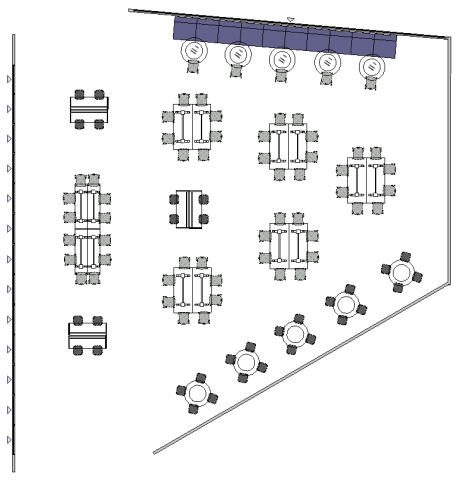 Café/Life center floorplan