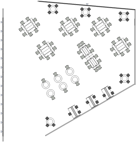 Café/Life center floorplan