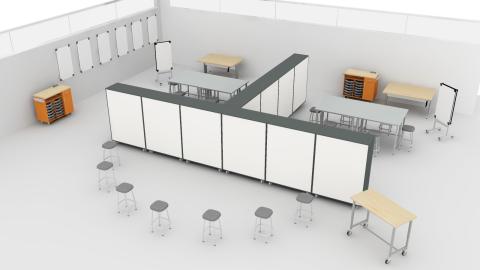 CTE classroom 3D view