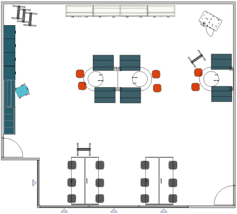 Teacher/faculty lounge floorplan