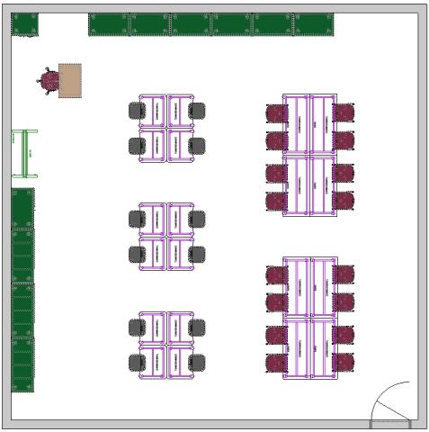 6-8th grade classroom floorplan
