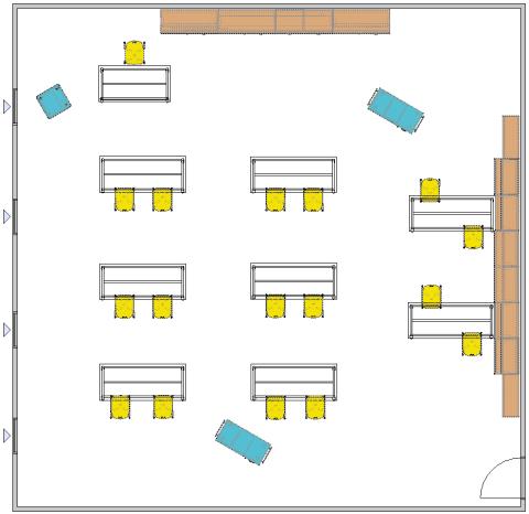 9-12th grade classroom floorplan