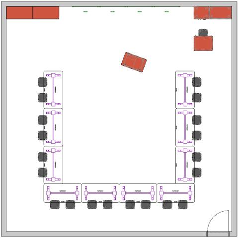 9-12th grade classroom floorplan