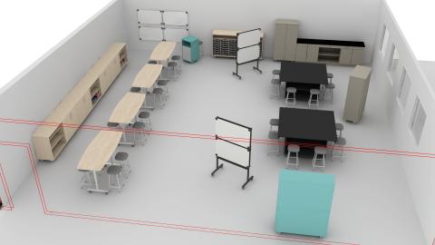 9-12th grade classroom