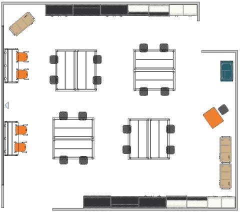 Art classroom plan