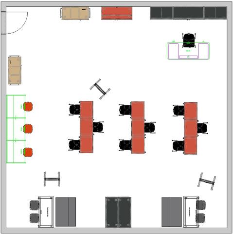 Alternative learning classroom plan