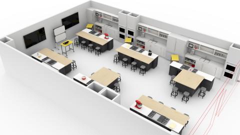 FAC classroom with stations