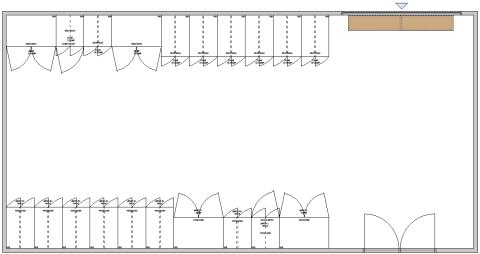 Music classroom floorplan