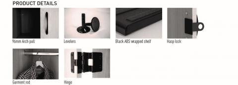 Harmony Music - Garment Storage feature details