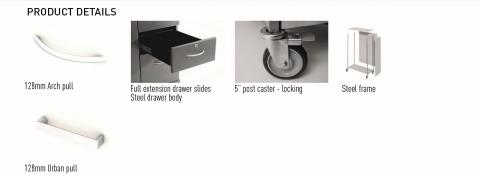 Sheerline - Drawer Storage feature details