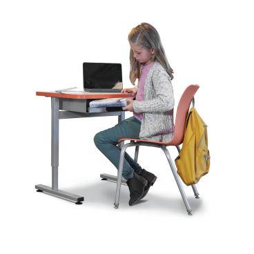 Student sitting at desk