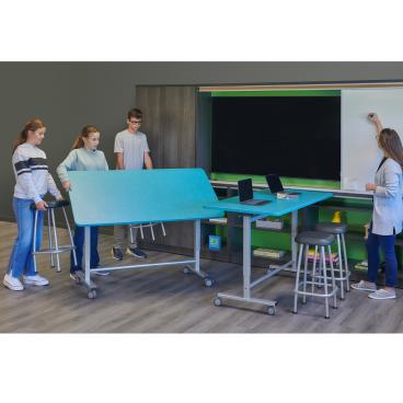 Students move desk