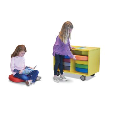 cushion with students 