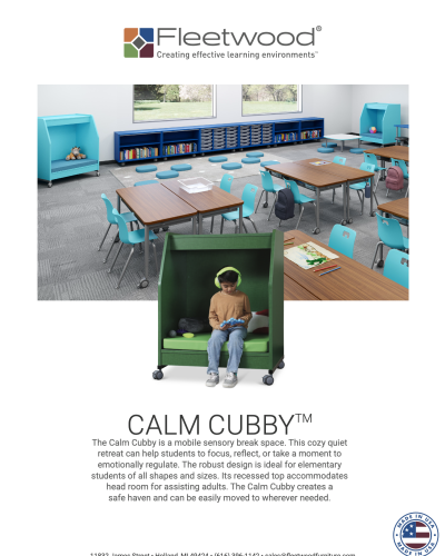 Calm Cubby Brochure
