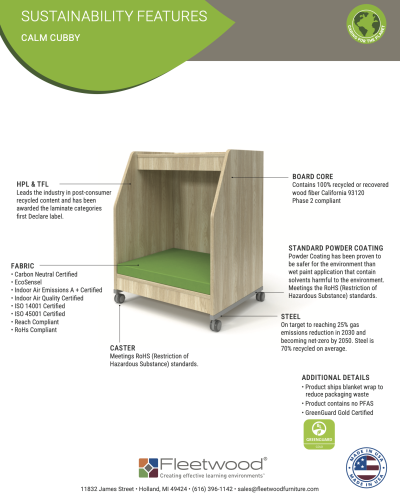 Green Calm Cubby