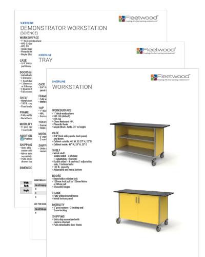 Sheerline sell sheets thumbnail