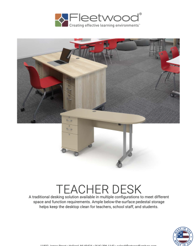 Teacher Desk Brochure
