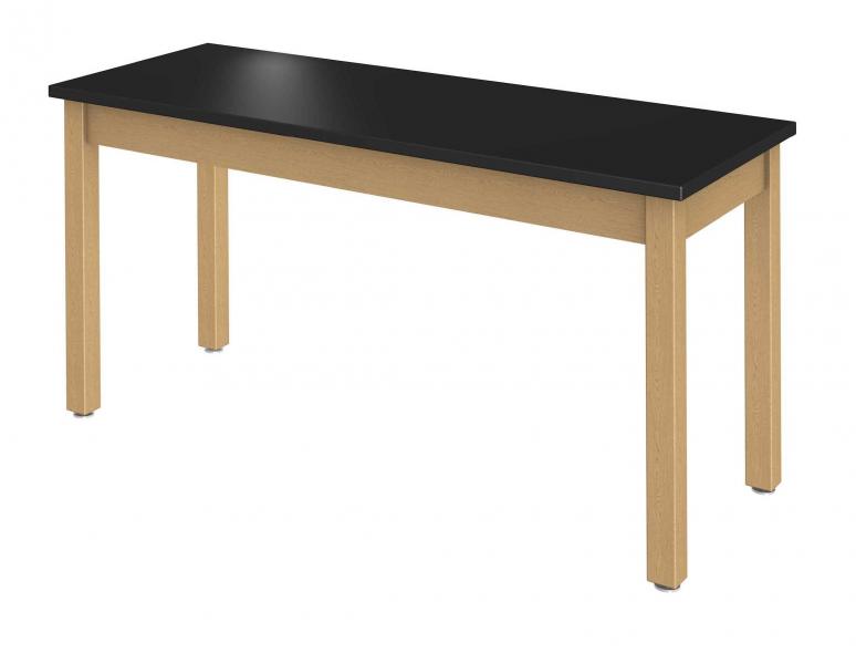Rectangle Science/Stem Makerspace Table, Wood Square Legs (4)