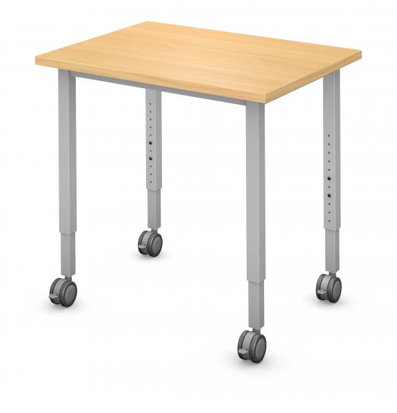 Rectangle Student Desk Product Rendering