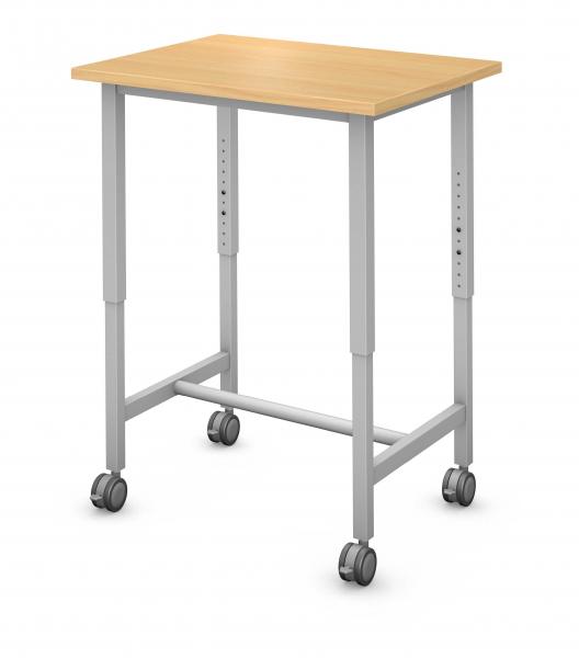Rectangle Tall Student Desk/Teacher Podium Product Rendering