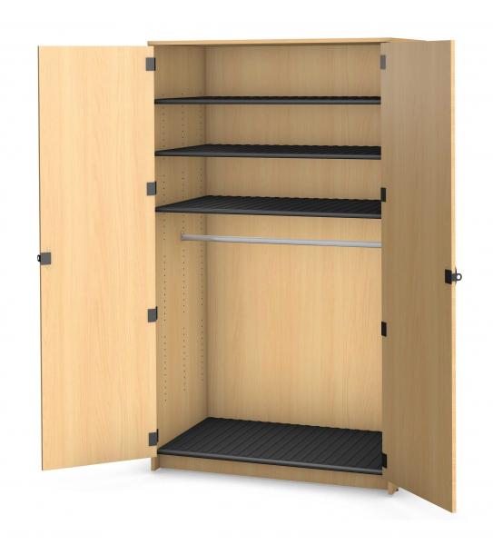 Harmony Garment Storage, 1 Rod - 3 Shelves Product Rendering