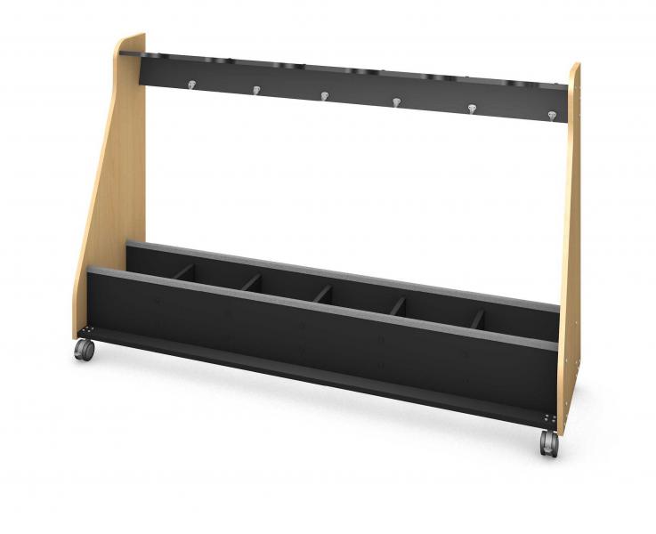 Harmony Cello Storage, Mobile, 6 instruments Product Rendering