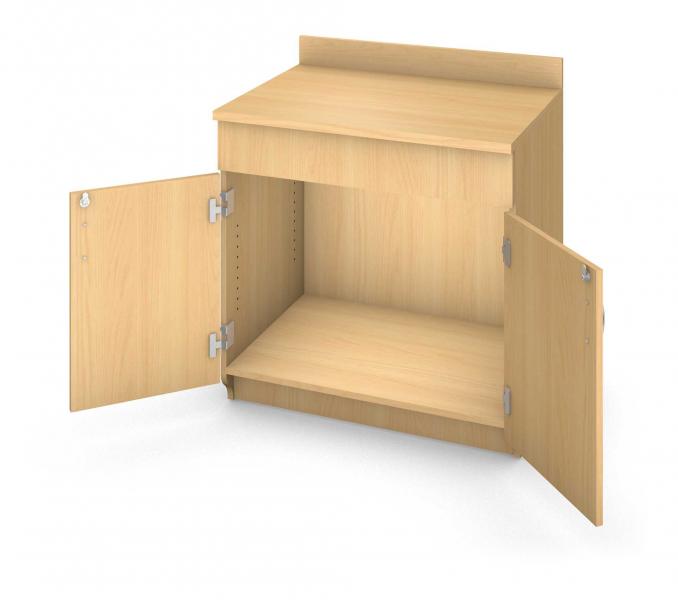 Base Sink Cabinet - Locking Doors Product Rendering