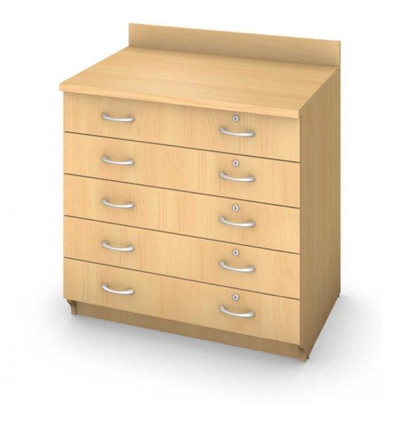 Base Drawer Cabinet - Locking Drawers Product Rendering