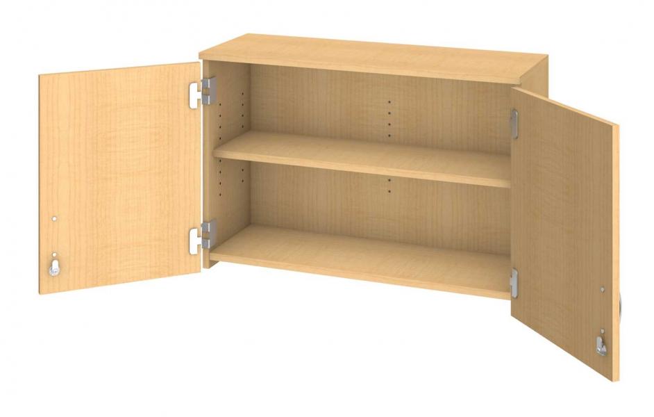 Wall Hung Cabinet - Locking Doors Product Rendering