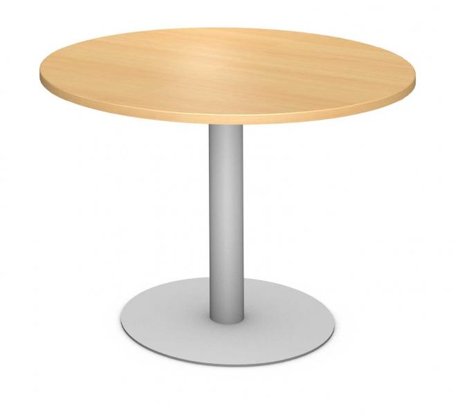 Round Table, Steel Round Pedestal Product Rendering