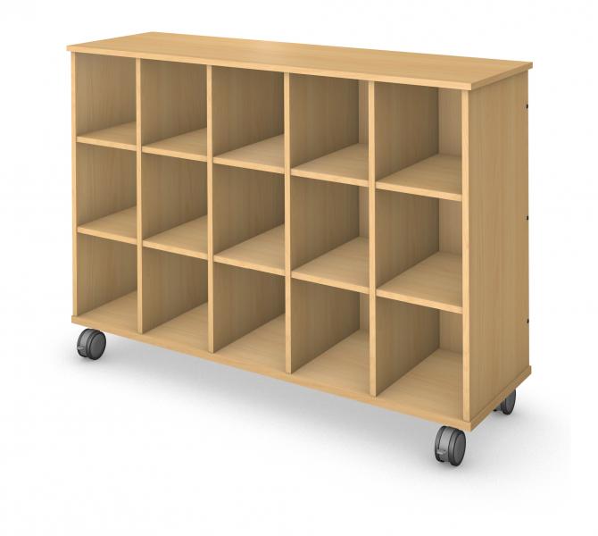 Mid Cubby Storage - No Doors Product Rendering