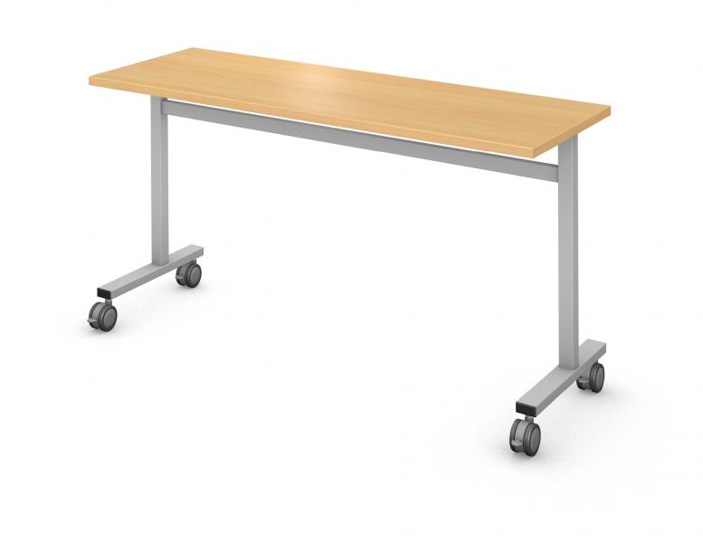 Plane Desk and Table, Steel Square C-Leg Rendering