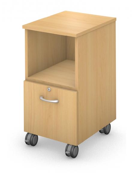 Mobile Ped - Open/File - Locking Drawer